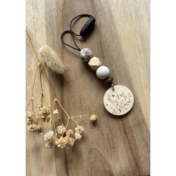 Breloque pour voiture fleurs