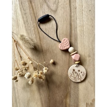 Breloque pour voiture coeur