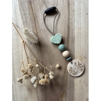 Breloque pour voiture coeur