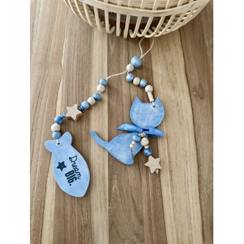 Suspension chat et poisson...