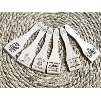 Lot de 6 spatules à raclette