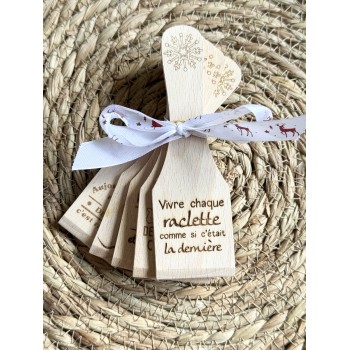 Lot de 6 spatules à raclette