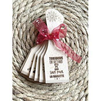 Lot de 6 spatules à raclette