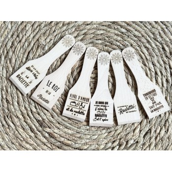 Lot de 6 spatules à raclette