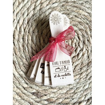 Lot de 6 spatules à raclette