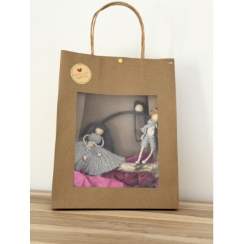 Suspension macramé duo