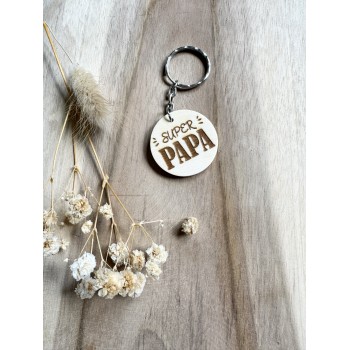 Porte clé "super papa"