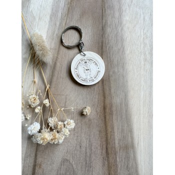 Porte clé "bonne fête super...