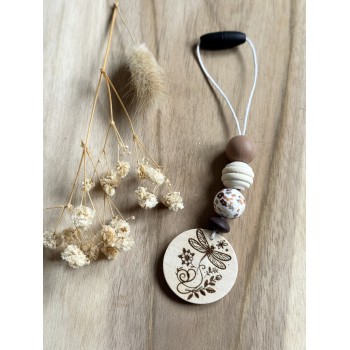 Breloque pour voiture fleurs