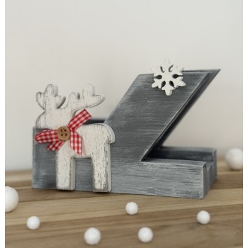 Porte serviettes gris renne