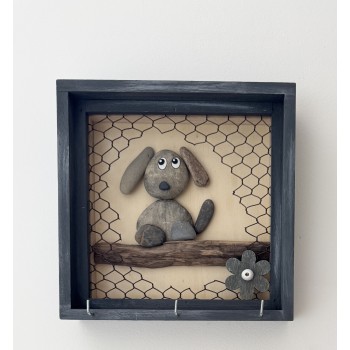 Cadre grillage porte clés...