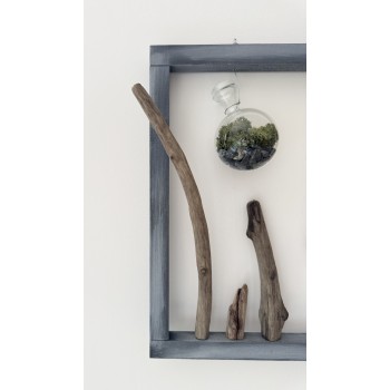 Cadre gris bois flotté 2