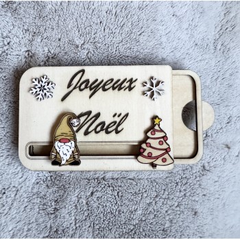 porte carte cadeau Noël