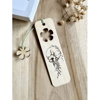 Marque pages fleur
