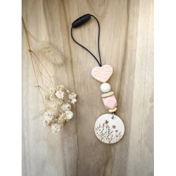 Breloque pour voiture coeur...