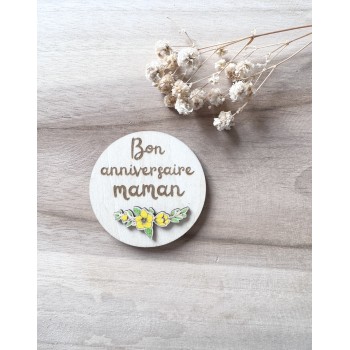 Magnet "bon anniversaire"