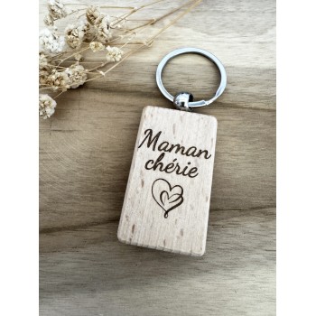 Porte clé verre poli