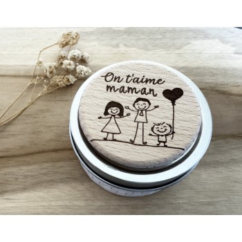 Bougie parfumée et son magnet